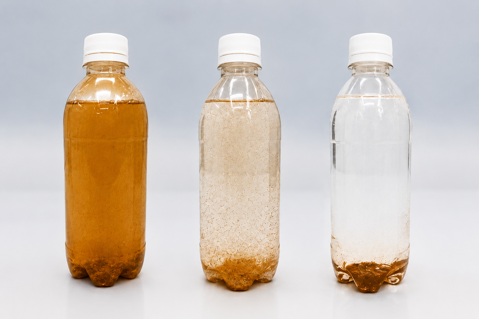 Fine bubbles improve oxidization and precipitation of ferrous sulphate in groundwater