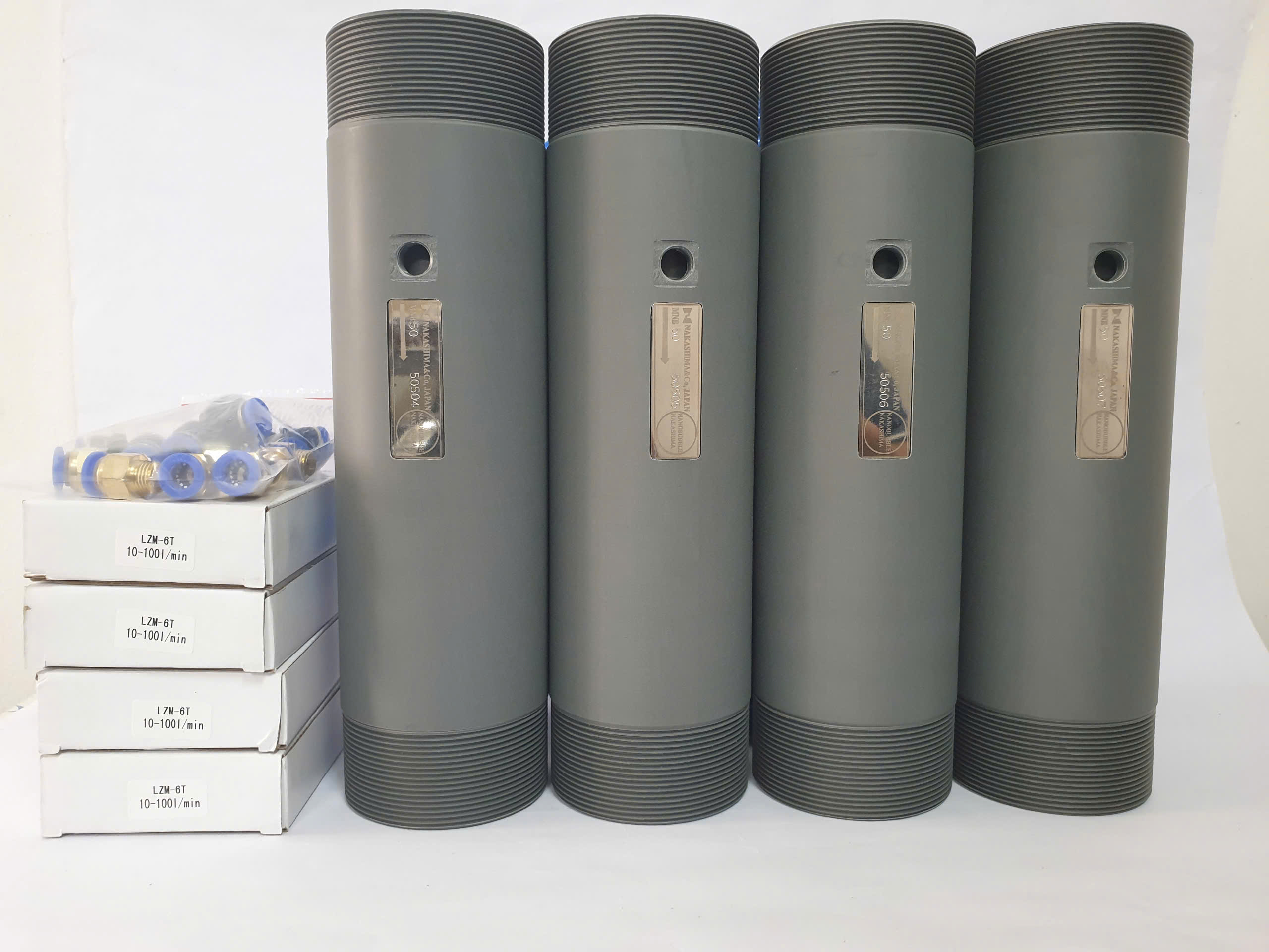 MNB50 micro-nanobubble nozzles to a shrimp farm of Vietnam